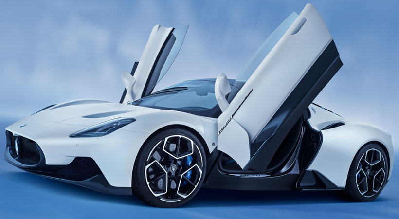 Cuatro modos de conducción están disponibles mediante un seleccionador, incluido uno extra que desactiva el control de tracción totalmente. Foto: Maserati