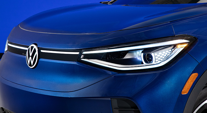 Al frente encontramos la firma lumínica que será característica de todos los modelos Volkswagen. Foto: Volkswagen