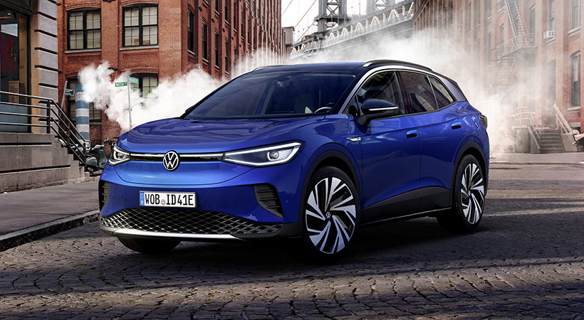 En estaciones de 125 kW, las baterías del ID.4 tarda sólo 38 minutos en recargar un 80%.  Foto: Volkswagen.