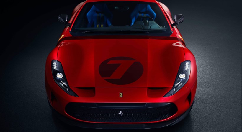 Los únicos elementos que quedan del 812 Superfast son los faros delanteros y traseros. Foto: Ferrari