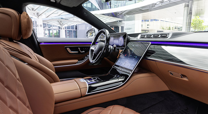 El habitáculo del Clase S 2021 goza de un diseño completamente nuevo. Foto: Mercedes-Benz