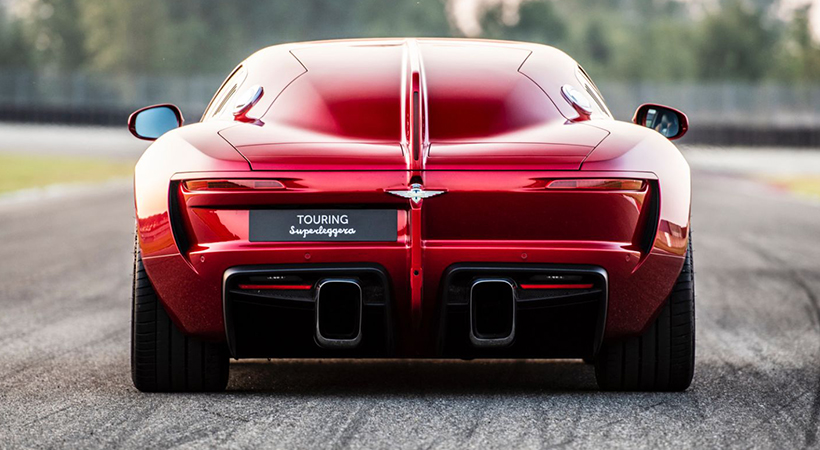 El Touring Superleggera Aero 3 es capaz de acelerar de cero a 62 millas por hora (100 kilómetros por hora) en 3.1 segundos y alcance una velocidad máxima de 211 mph (339 km/h). Foto: Touring Superleggera