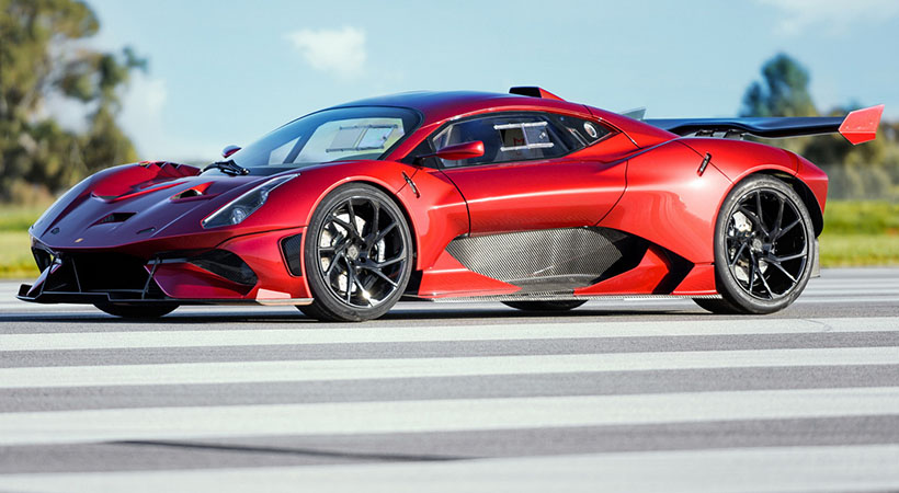 El Brabham BT62R puede ser usado tanto en la pista como en la calle, siendo un auto totalmente extremo pero legal. Foto: Brabham