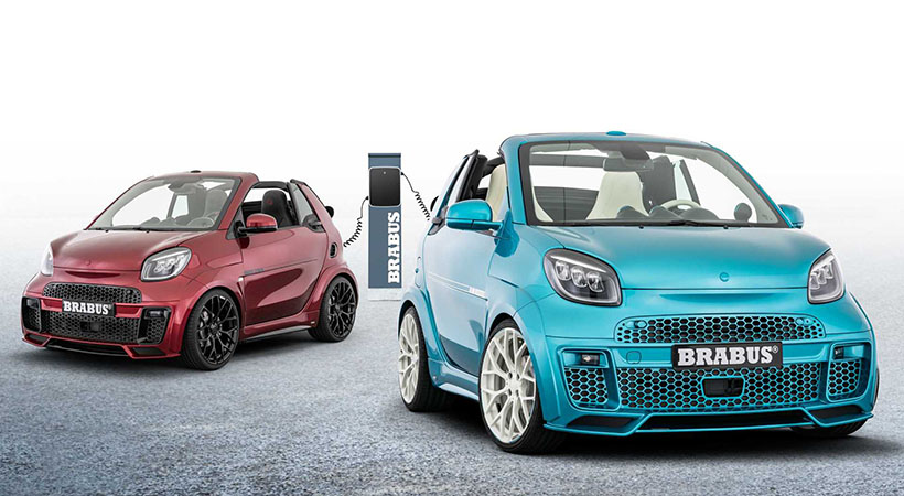 El Brabus Ultimate E también ofrece colores específicos para la carrocería. Foto: Brabus.