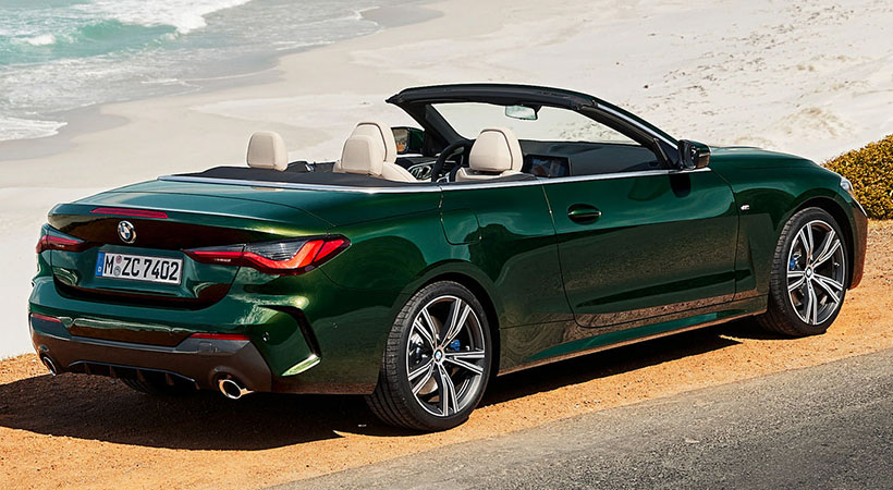 BMW ha añadido al Serie 4 Convertible 2021 faldones laterales más duros, un pánel de aluminio al frente, túnel de transmisión reforzado, y una placa de piso más rígida. Foto: BMW