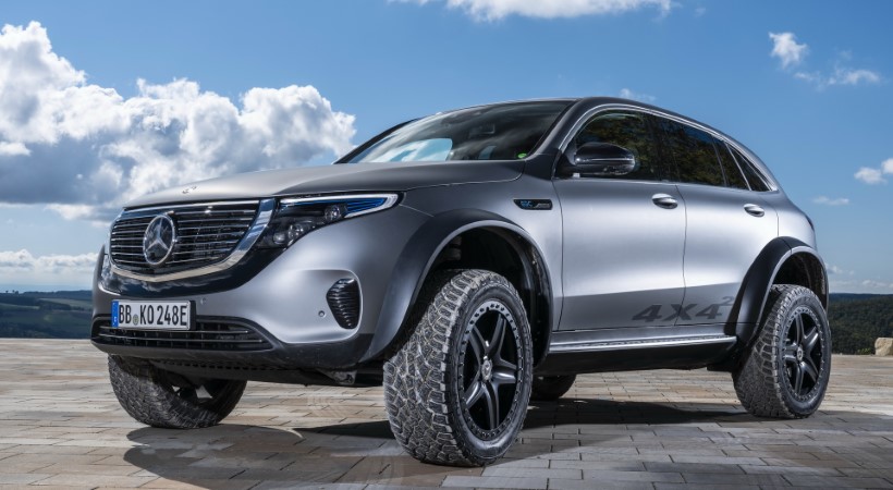 Aunque es simplemente un auto concepto, la Mercedes-Benz EQC 4x4² podría llegar a la producción. Foto: Mercedes-Benz