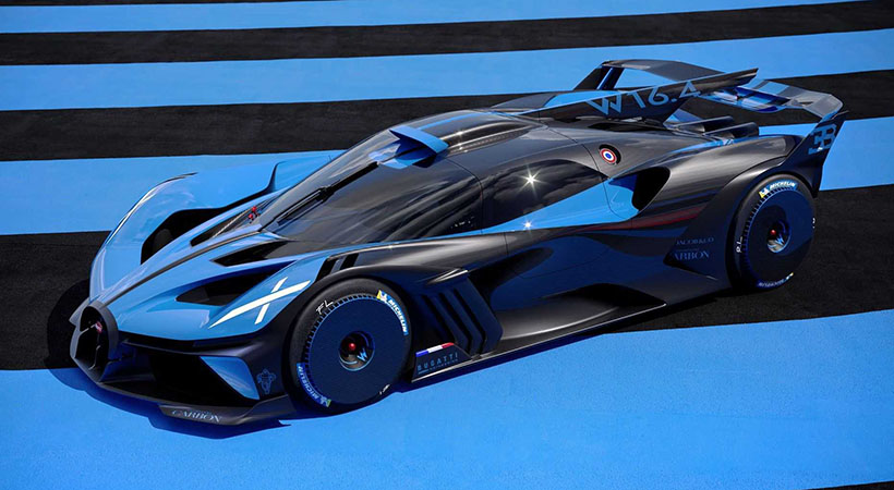 Para lograr un peso mínimo, la marca recurrió a la utilización de  tuercas y cierres en titanio, así como piezas huecas en titanio, como se usa en aeronáutica, e impresas en 3D. Foto: Bugatti