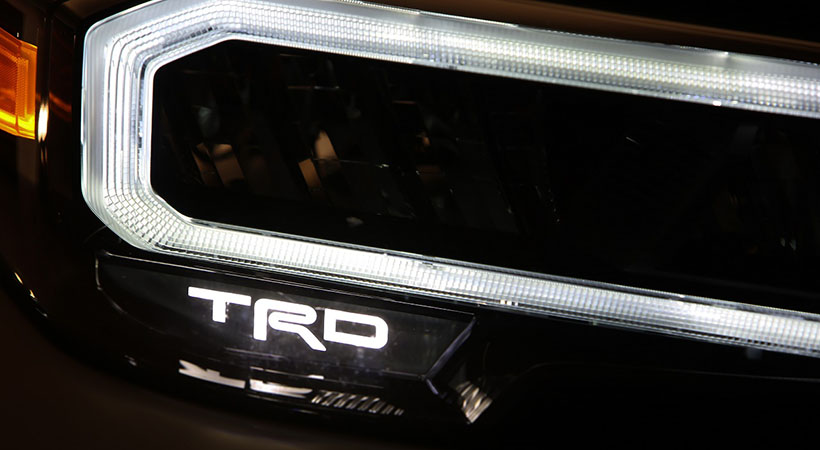 Muchas partes de esta troca provienen del catálogo de TRD. Foto: Toyota