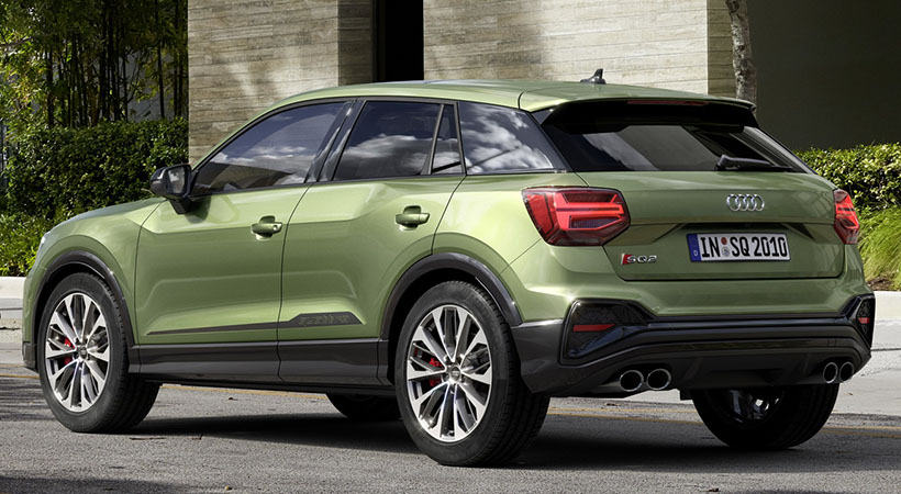 Con 296 hp y 295 lb/ft auxiliados por el sistema Quattro, la SQ2 acelera de 0-62 mph en 4.9 segundos. Foto: Audi