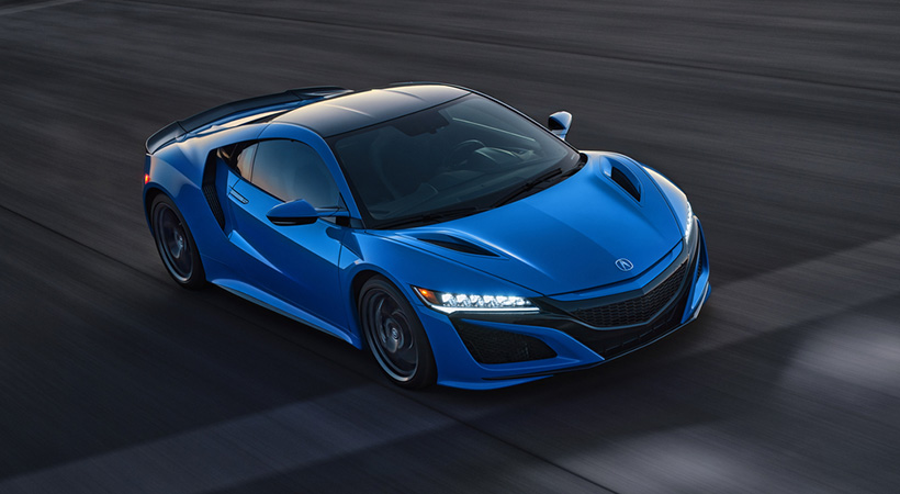 Acura NSX 2021 Long Beach Blue Pearl es un nuevo tono inspirado en la competencia celebrada en Florida. Foto: Acura