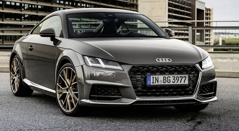 El paquete estético Bronze Selection también está disponible en el Audi TT de serie. Foto: Audi