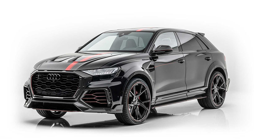 La fascia delantera recibe insertos de fibra de carbono. Foto: Mansory