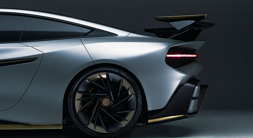 A pesar de generar grandes cifras de carga aerodinámica, el Naran alcanza las 100 mph en 4.56 segundos y una velocidad máxima de 230 mph. Foto: Naran Automotive