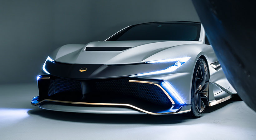 Jowyn Wong, fundador de Wyn Design, y creador del Apollo IE y el De Tomaso P72 diseñó el exterior del auto. Foto: Naran Automotive