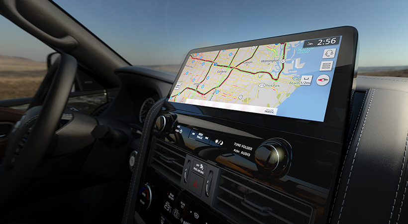 El cambio más notorio en el interior es la nueva pantalla de infotenimiento que ahora mide 12.3 pulgadas. Foto: Nissan