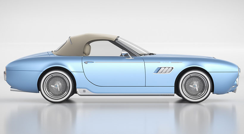 El Ares Design Wami Lalique Spyder se inspira en autos de los 50's y toma el nombre de una casa de cristal francesa de gran fama. Foto: Ares Design