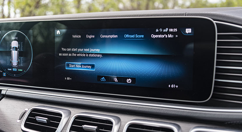 En el interior destaca la pantalla de  infotenimiento de 12.3 pulgadas. Foto: Mercedes-Benz