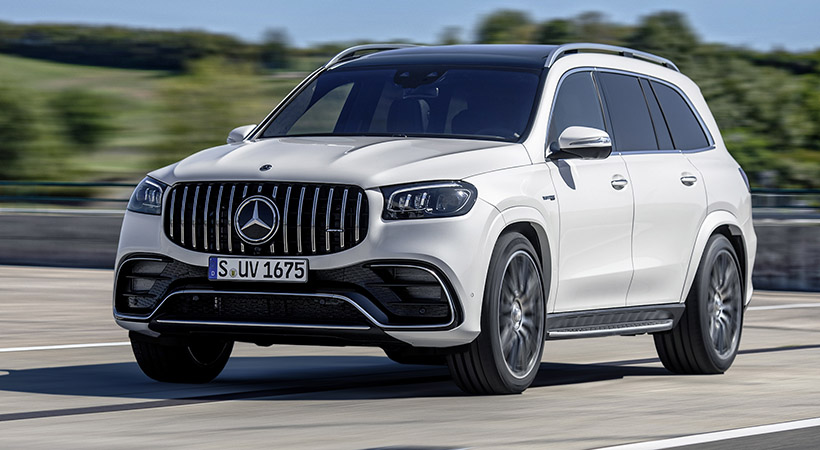 A nivel exterior, Mercedes-Benz GLS 580 4Matic incorpora de serie rines AMG de 22 pulgadas fabricados en aleación de aluminio. Foto: Mercedes-Benz