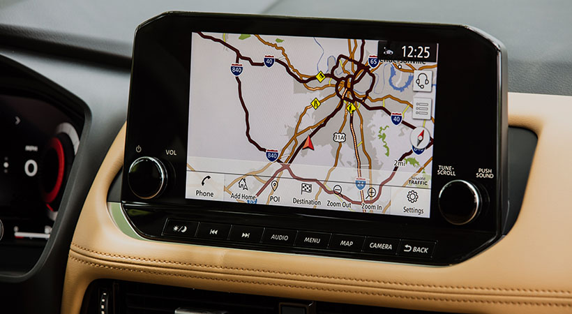 El nuevo Nissan Rogue 2021 ofrece Google Maps y Waze. Foto: Nissan 