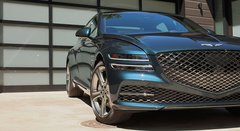 Este sedán de lujo de tamaño mediano se deja llevar con suavidad tanto en las calles de la ciudad como en la carretera. Foto: Genesis