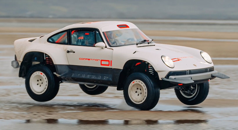 El ACS es una combinación del 911 964 de 1990 y tecnología y materiales modernos para hacer el 911 de rally perfecto. Foto: Singer