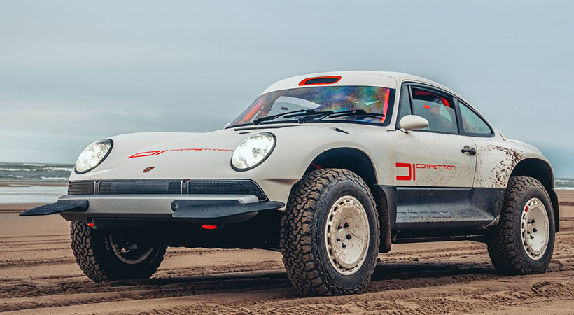 Debajo del cofre del 911 modernizado está un 6 cilindros opuestos, 3.5 litros, doble turbo que genera 450 hp. Foto: Singer