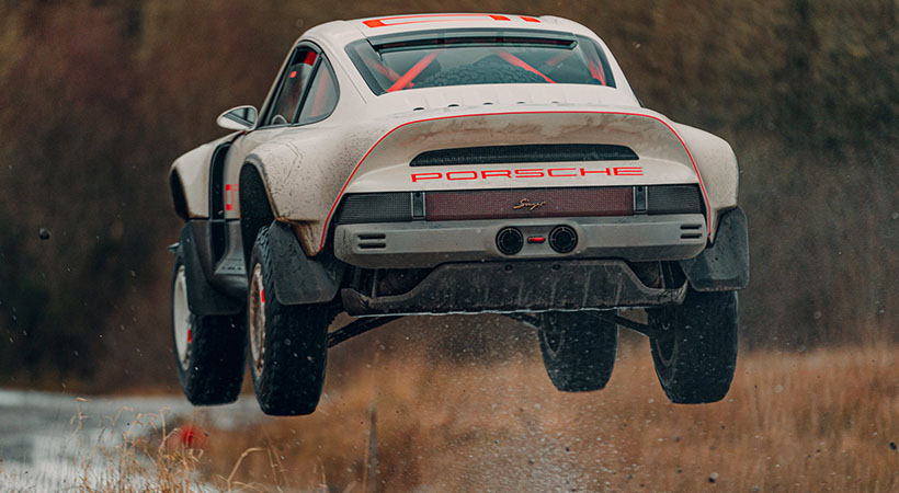 La suspensión del auto es totalmente ajustable y cuenta con amortiguadores dobles para una mejor confiabilidad. Foto: Singer