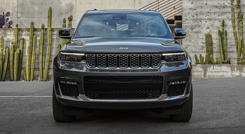 Jeep Grand Cherokee L guarda un gran parecido con el Jeep Wagoneer develado el año pasado. Foto: Jeep