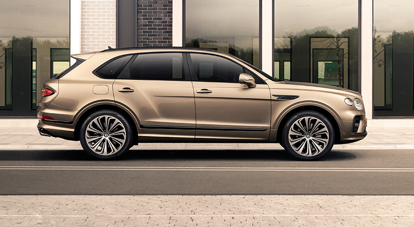 Etse SUV se ofrecerá en una amplia gama de opciones de pintura, con más de 17 colores de pintura estándar y otros 47 tonos más disponibles en las gamas Extended y Mulliner, además de 24 opciones adicionales de dos tonos. Foto: Bentley