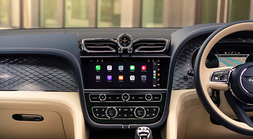 Uno de los cambios más notables del interior es la nueva pantalla de infotenimiento. Foto: Bentley