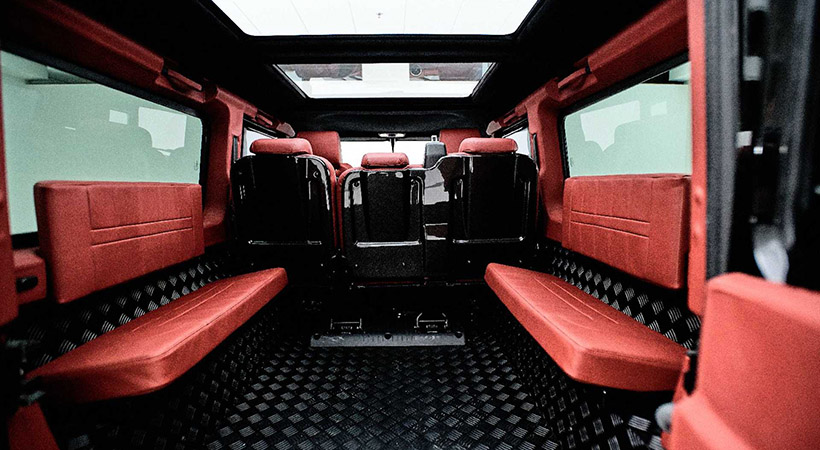 Este modelo cuenta con un amplio espacio posterior. Foto: Ares Design