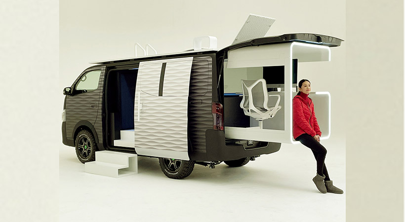 Nissan NV350 Caravan Office Pod Concept
