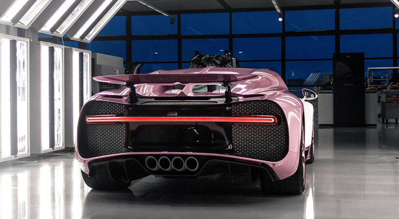 Basado en el Chiron Sport, el Alice cuenta con 1,479 hp, menor peso, y una suspensión más deportiva. Foto: Bugatti