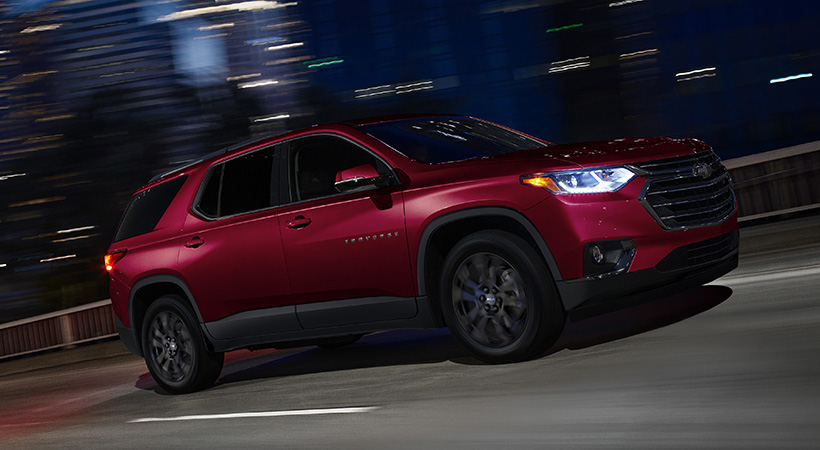 Chevrolet Traverse RS, la versión más deportiva de la gama. Foto: Chevrolet