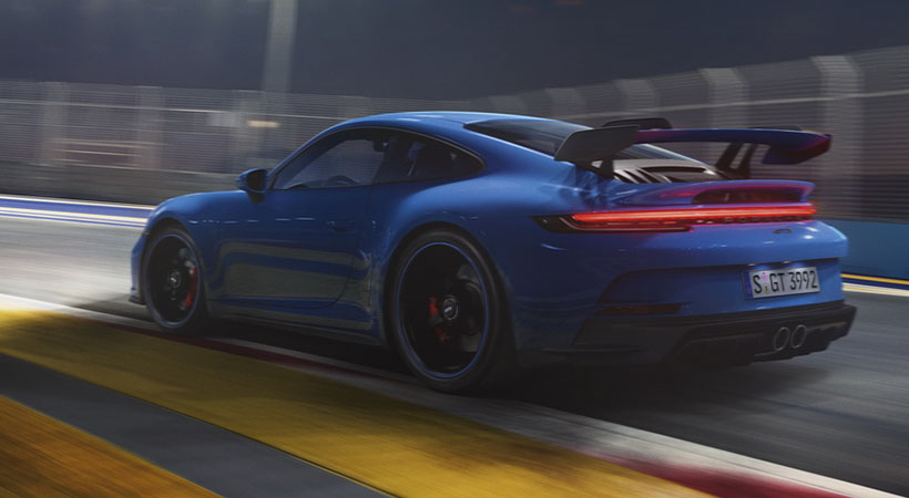 Además de contar con un motor naturalmente aspirado, el nuevo GT3 puede ser equipado con una transmisión manual de seis marchas. Foto: Porsche