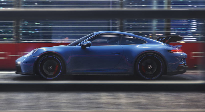 Por primera vez, el 911 GT3 utiliza una suspensión de doble horquilla, lo cual le da mejor agilidad y estabilidad en curvas. Foto: Porsche