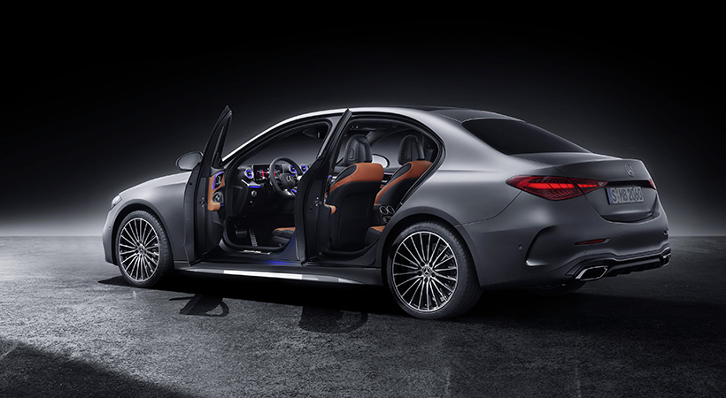 Gracias a sus nuevas dimensiones, el nuevo Mercedes-Benz Clase C 2022 cuenta con mayor espacio interior. Foto: Mercedes-Benz