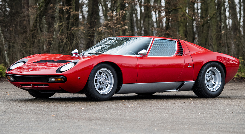 El Miura SV, certificado por el Polo Storico, es uno de los 150 coches producidos, primero convertido a 