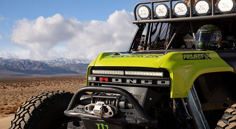 Los tres modelos toman como base algunas de las características del Ford Bronco R. Foto: Ford