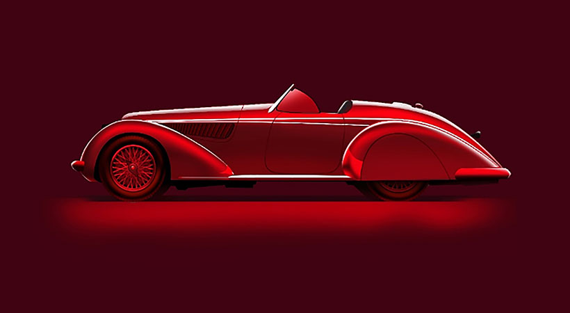 Alfa Romeo 8C 2900B Spider. Foto: Alfa Romeo