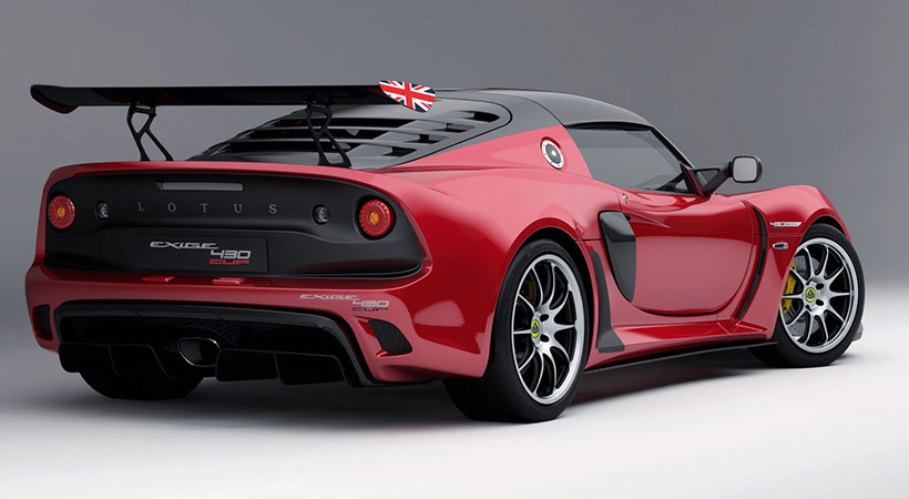 El Exige Cup 430 genera hasta 171 kg de carga aerodinámica al mismo tiempo que acelera de 0 a 60 mph (96 km/h) en 3.2 segundos. Foto: Lotus