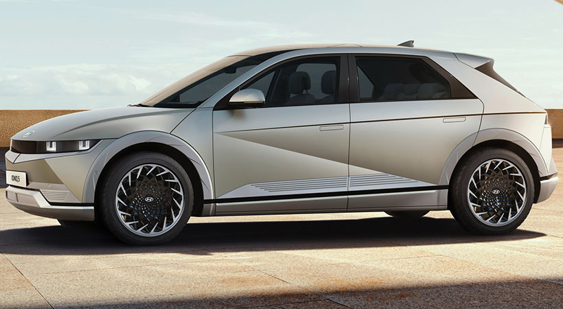 A pesar de tener un diseño moderno y no convencional, la parte trasera del Hyundai IONIQ 5 recuerda a los autos de Audi. Foto: Hyundai