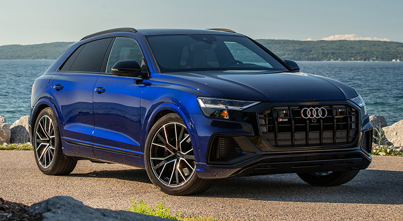 La parrilla cuenta con un diseño específico para este modelo. Foto: Audi