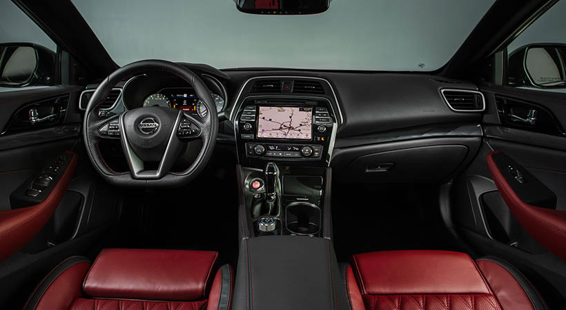 Habitáculo del Nissan Máxima 2021 40 Aniversario. Foto: Nissan 