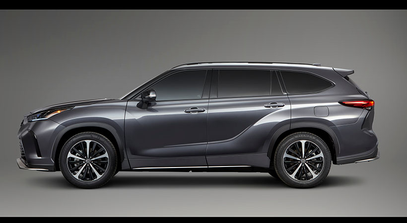Toyota Highlander XSE 2021 es la versión más deportiva de este  SUV. Foto: Toyota