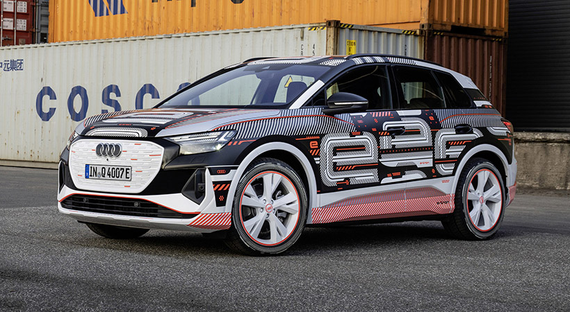 En lo referente a sus dimensiones, el nuevo Audi Q4 e-tron cuenta con carrocería mide 15.06 pies de largo, 6.14 de ancho y 3.28 pies de alto. Foto: Audi