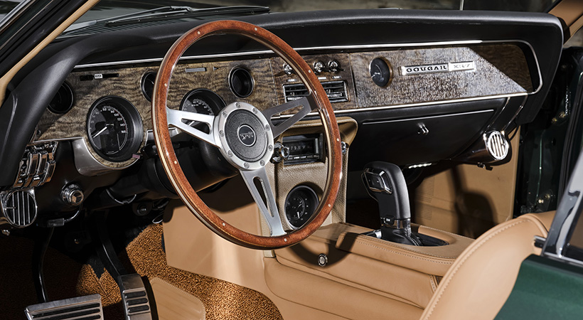 El interior se conserva con un toque muy original. Foto: Ringbrothers