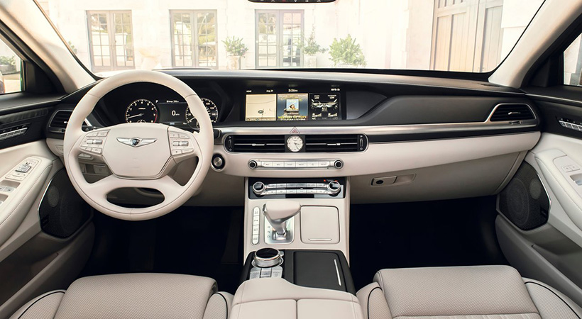 El Genesis G90 cuenta con radio AM/FM/HD/MP3/CD/DVD y la posibilidad de suscripción a radio satelital. Foto: Genesis