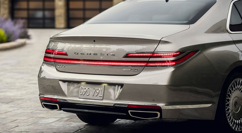 Este sedán de lujo puede llevar hasta cinco pasajeros. Foto: Genesis