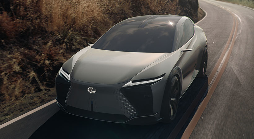 La dirección es de tipo by-wire, es decir, eléctrica y sin conexión mecánica con las ruedas.. Foto: Lexus